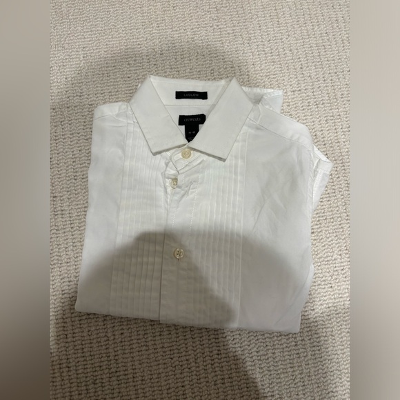 J crew ludlow tuxedo shirt white 4-5 - Picture 3 of 4